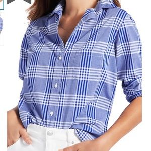Grayson Blue & White Hero Plaid Shirt